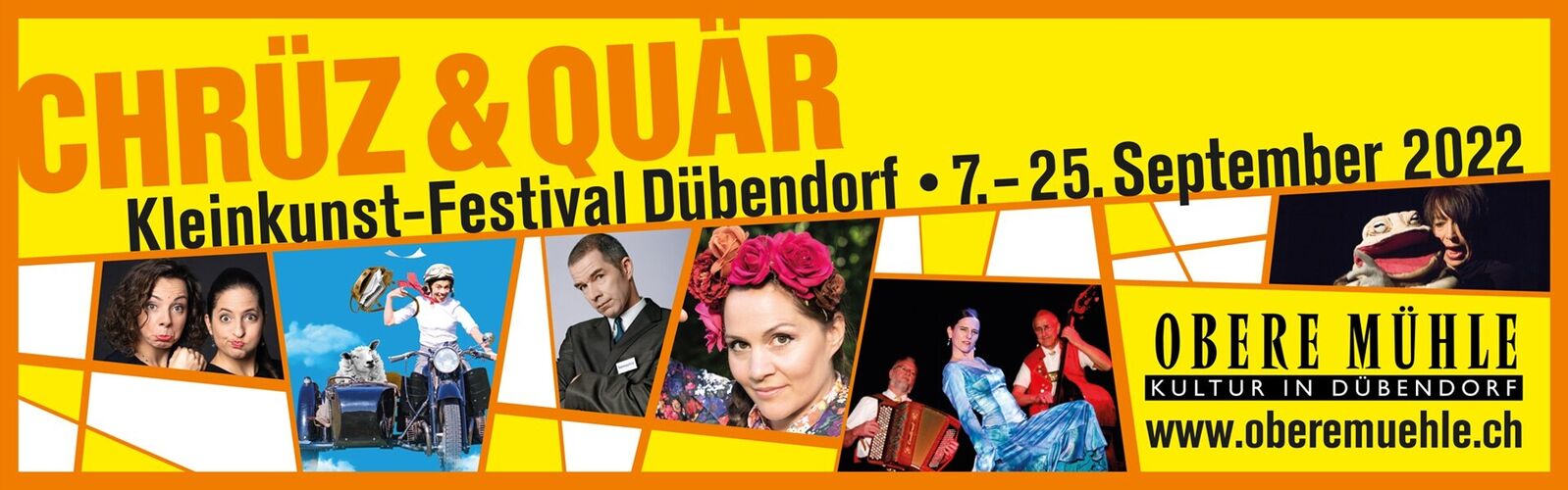 Kleinkunst-Festival Chrüz & Quär - 07. bis 25. September 2022